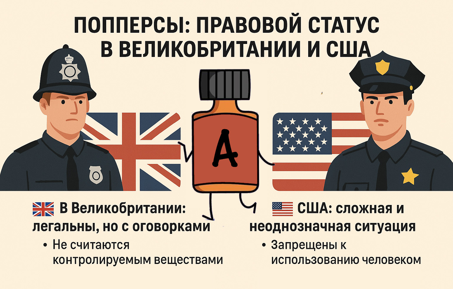 Попперсы: правовой статус в Великобритании и США. Шахты Попперсы: правовой статус в Великобритании и США. Шахты